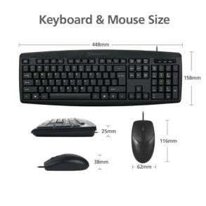 MicroPack Keyboard Mouse Combo KM-2003
