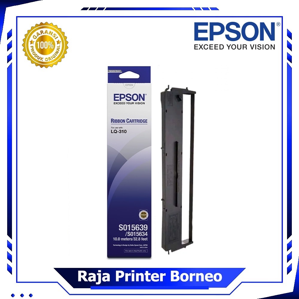 Pita Printer Epson LQ-310 Ribbon Cartridge LQ310 Original Produk