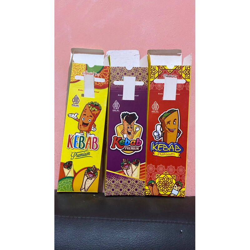 

Kotak kebab premium / Dus kebab / Kemasan kebab