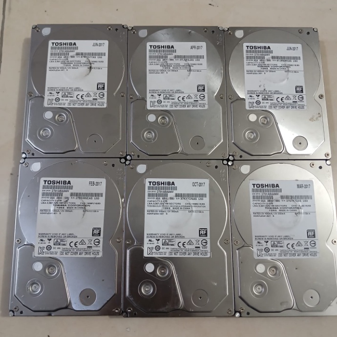 Harddisk 35INCH PC 2 TB sata TOSHIBA sentinel1PROBLEM t I5B5