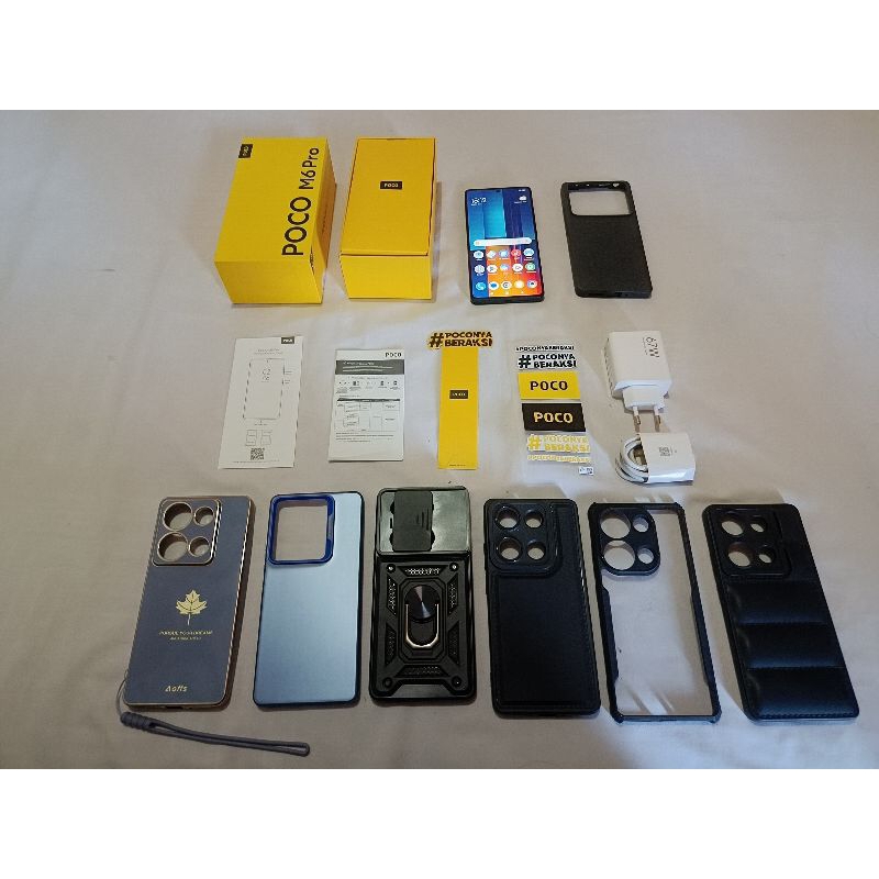 Poco M6 Pro Ram 8GB Rom 256GB HP Poco M6 Pro Murah Xiaomi Poco M6 Pro Garansi Panjang Xiaomi Mirah A