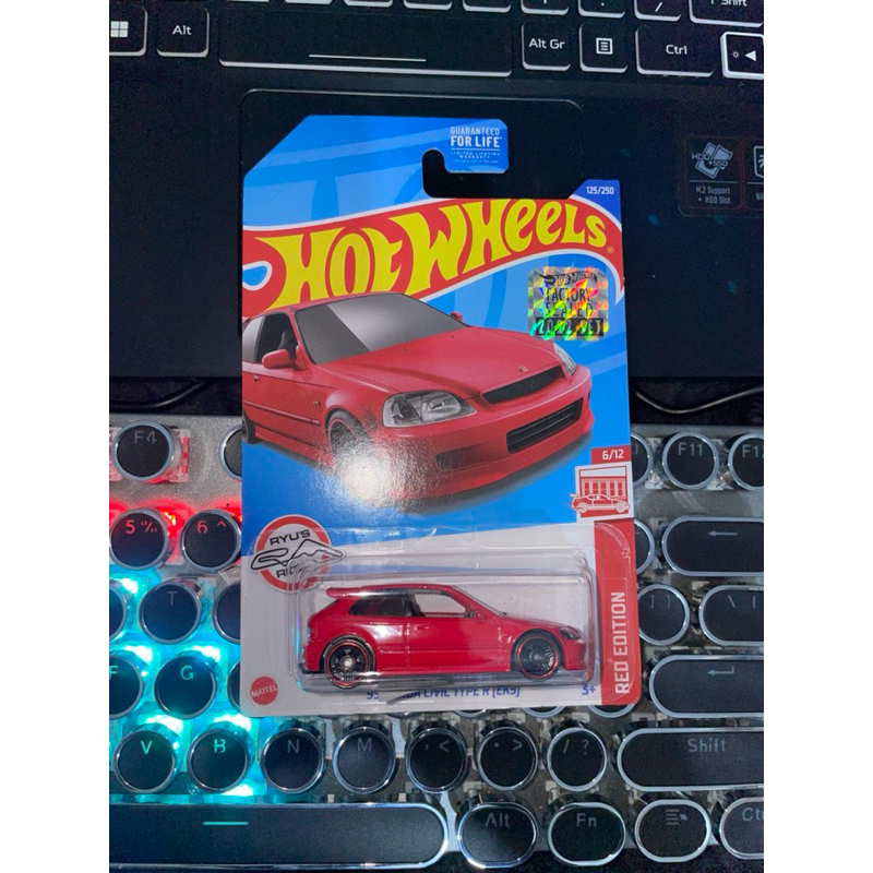 HotwheelsHondaCivicEk9RedEdition