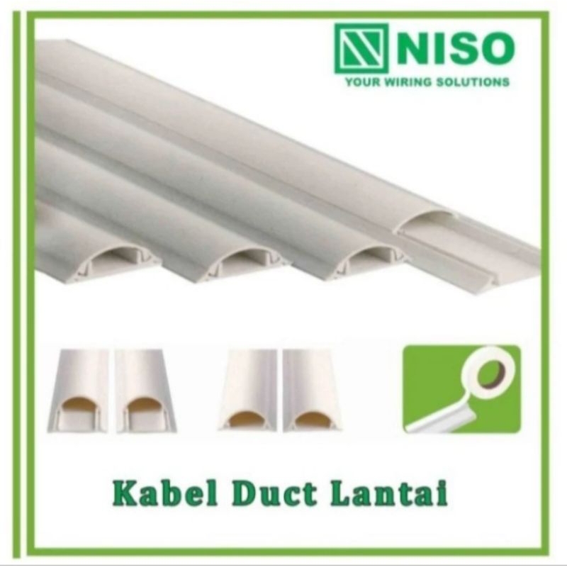 NISO Kabel Duct Curve / Kabel Duct Lantai 10x35 14x48 16x65 20x70