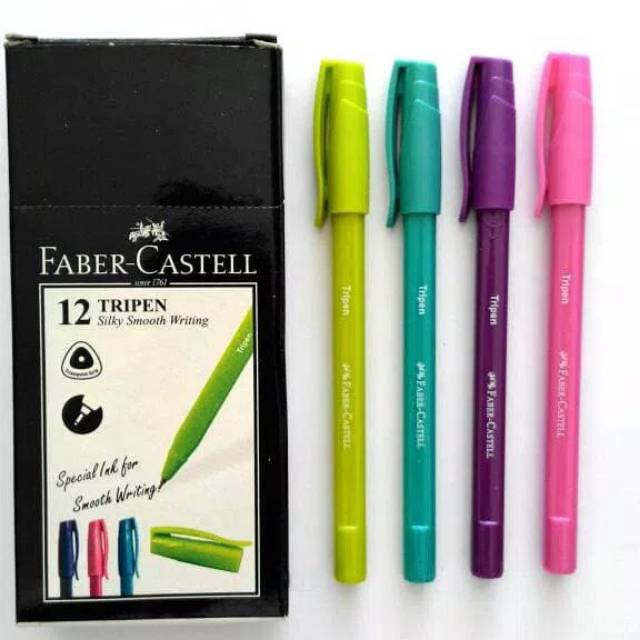 

KUALITAS TERBAIK Pulpen Tripen Faber castell Per Lusin