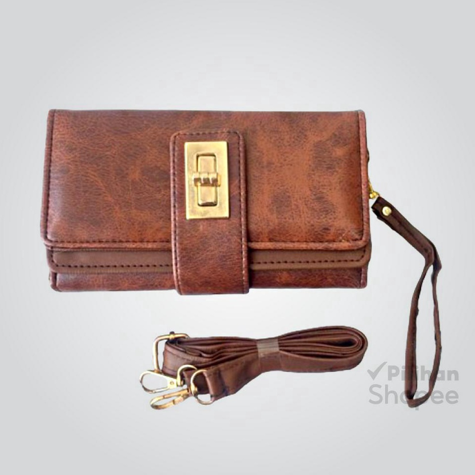 KODE Q5J8 Sophia Dompet Panjang Long Wallet Wanita Tali  Pilihan Shopee
