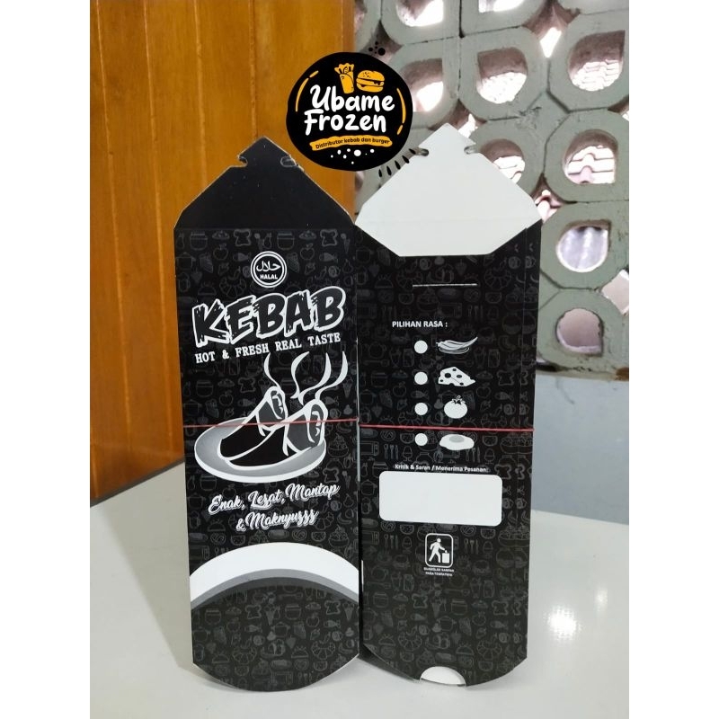 

Box Kebab Besar Hitam + Lidah Tarikan isi 50
