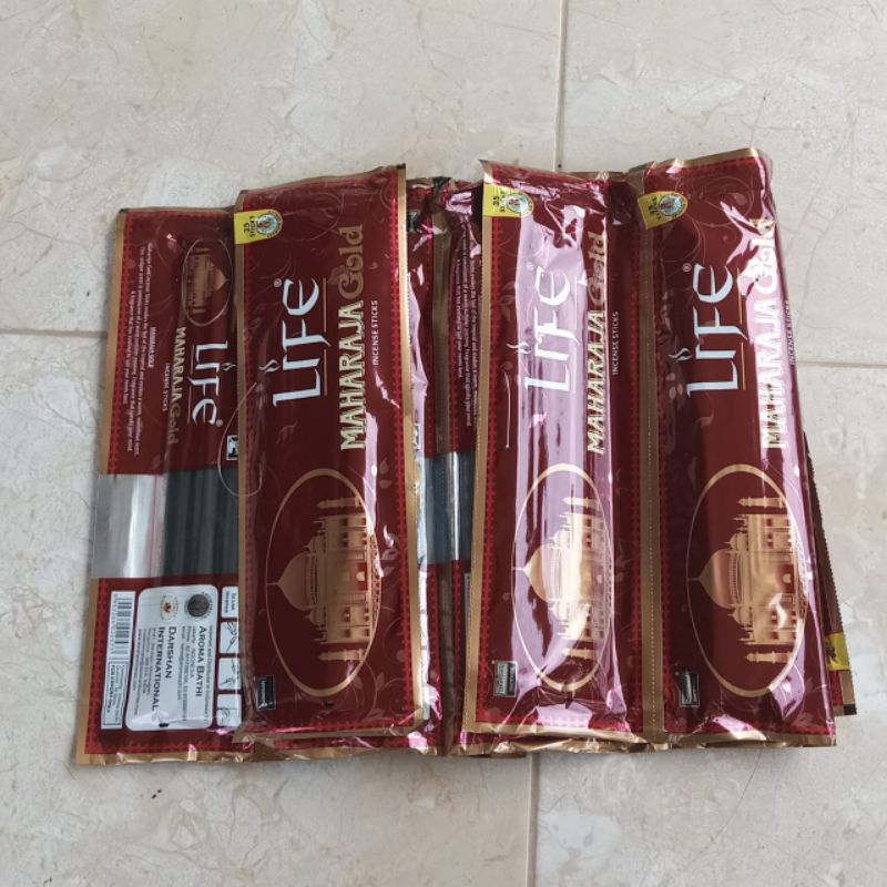 DUPA HIO STIK MAHARAJA GOLD BY DARSHAN ORIGINAL INDIA ISI 35 STIK  HARGA PER'BUNGKUS