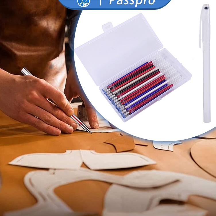 

Heat Erasable Pen 4pcs Pen Pola Panas Pen Penanda Kain Pulpen Pola Jahit y I5F4