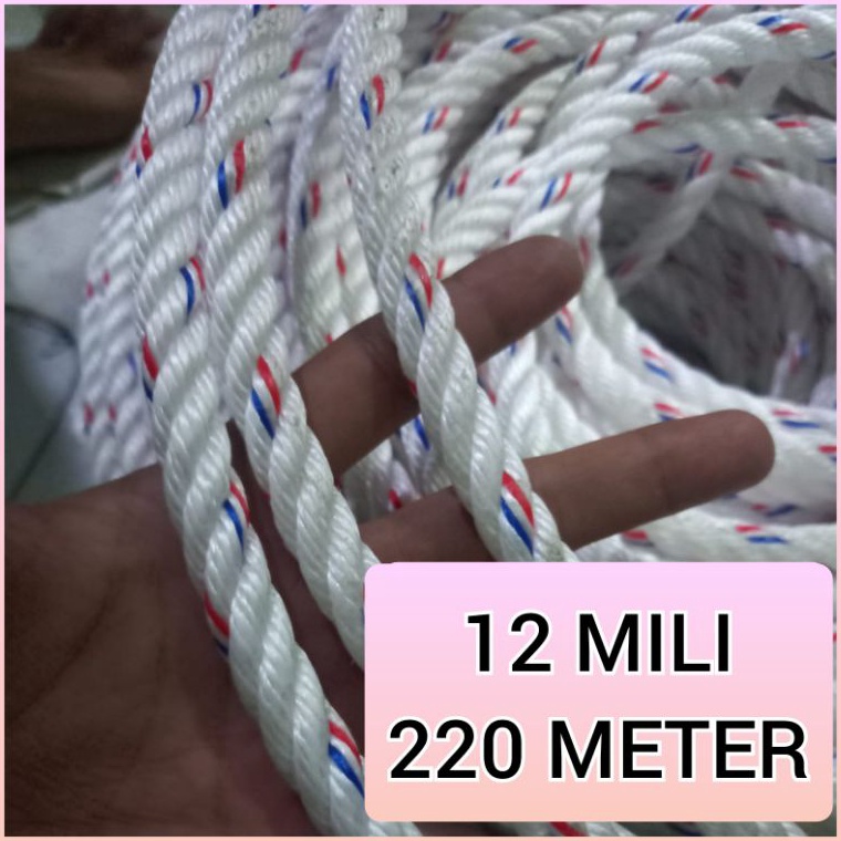 TALI TAMBANG 12MM TALI TAMBANG PLASTIK 12 MM TALI TAMBANG 12MM TALI TAMBANG 12MM 1 METER u G6S3