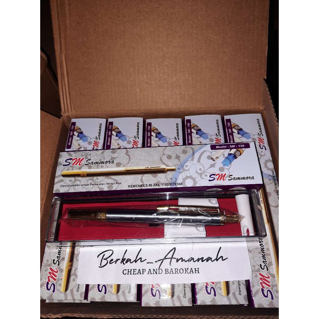 Alat Pen Bekam Perak | Lancing Sammora Silver | Alat Bekam Samora Silver SM 158