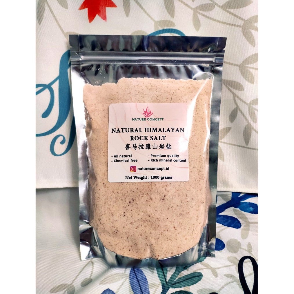 

PROMO TERUPDATE Garam Himalaya Halus Fine Himalayan Salt 1 KG 1 grams