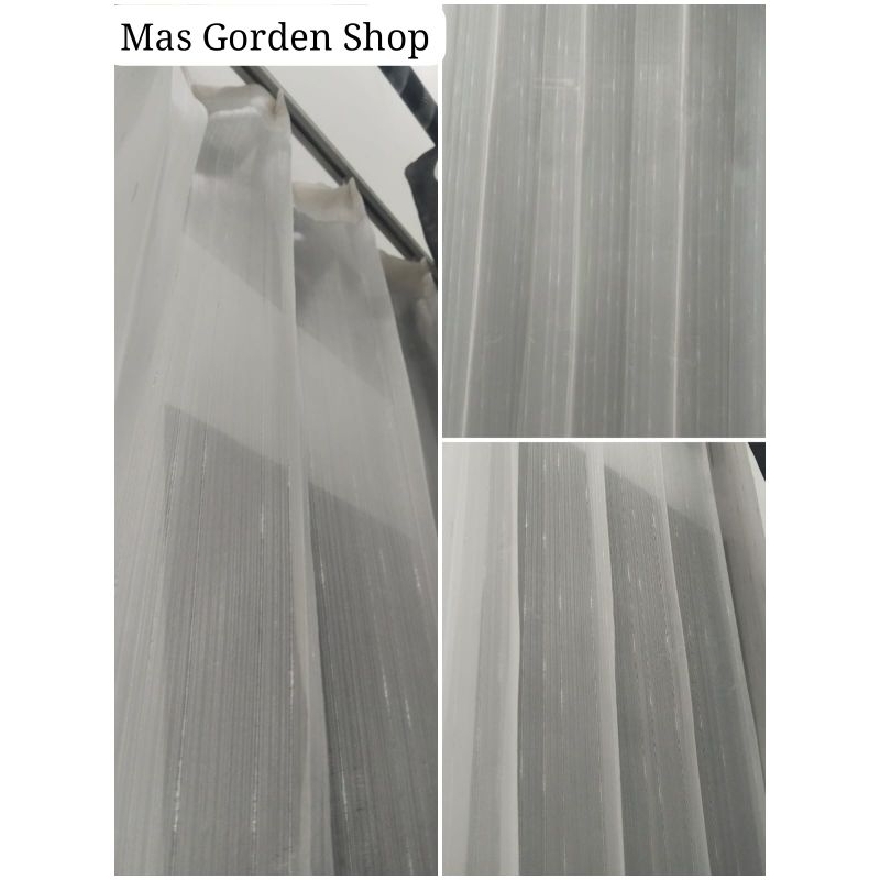 vitrase gorden tebal/gorden putih transparan/gordenpolos import/gordensiang