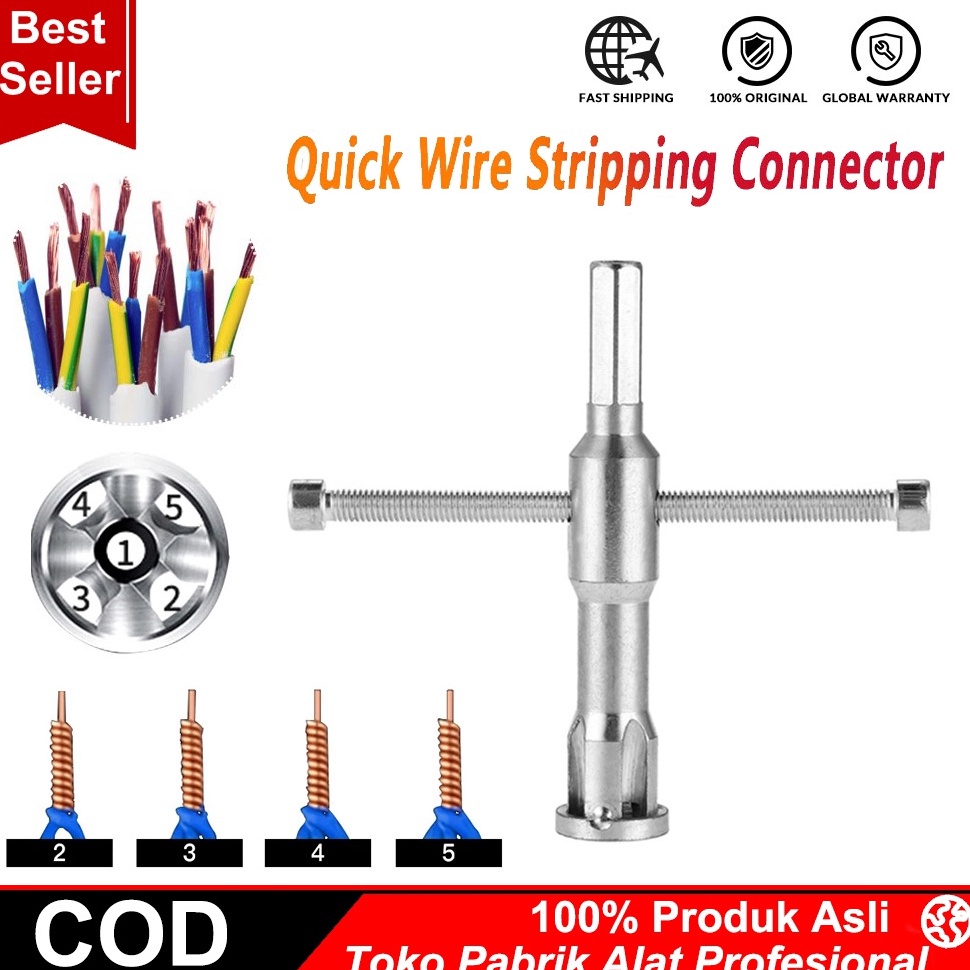 

Alat Pemutar Penyambung Kabel Manual Alat Penggulung Pemutar Alat Pengupas Kawat Alat Pemutar Konektor Kabel Pemutar Bor Listrik Pengupasan Twisting tools Peralatan Elektrik Aksesori Artefak n DV6