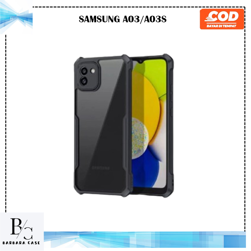 CASE SAMSUNG GALAXY A03 A03S A03 CORE SHOCKPROOF FUSION CRACK XUNDD CASE