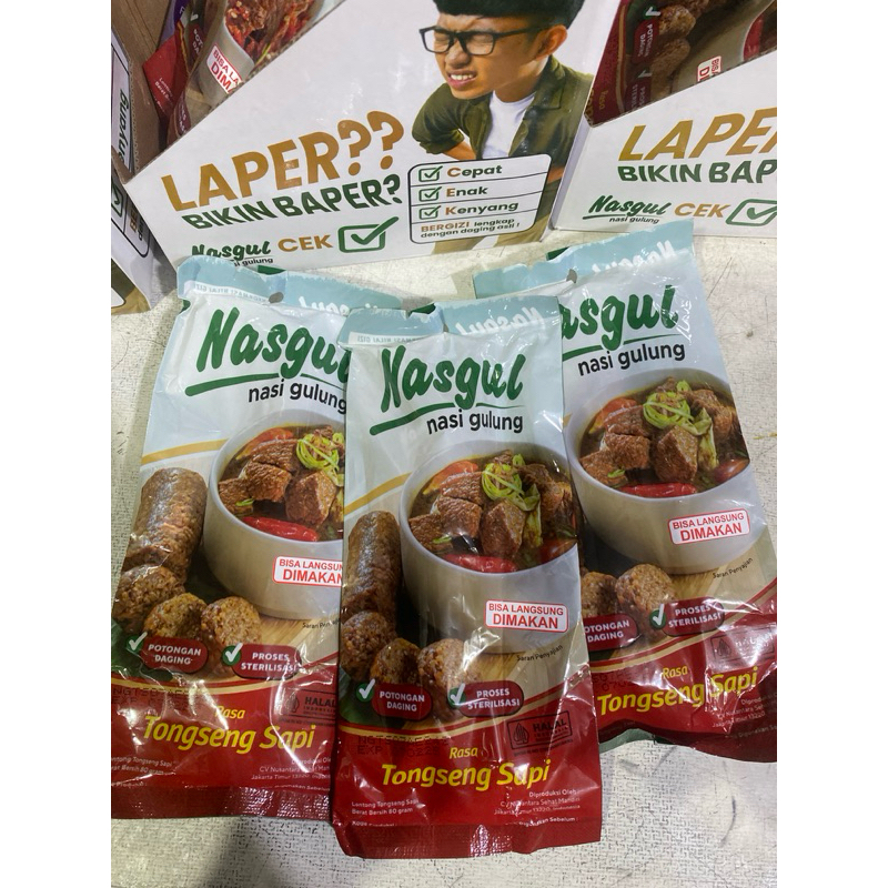 

Nasi gulung Nasgul Tongseng Sapi