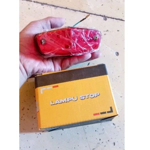 Lampu Stop Motor CB Universal C70 Motor Custom Lampu Stop BSA MOS