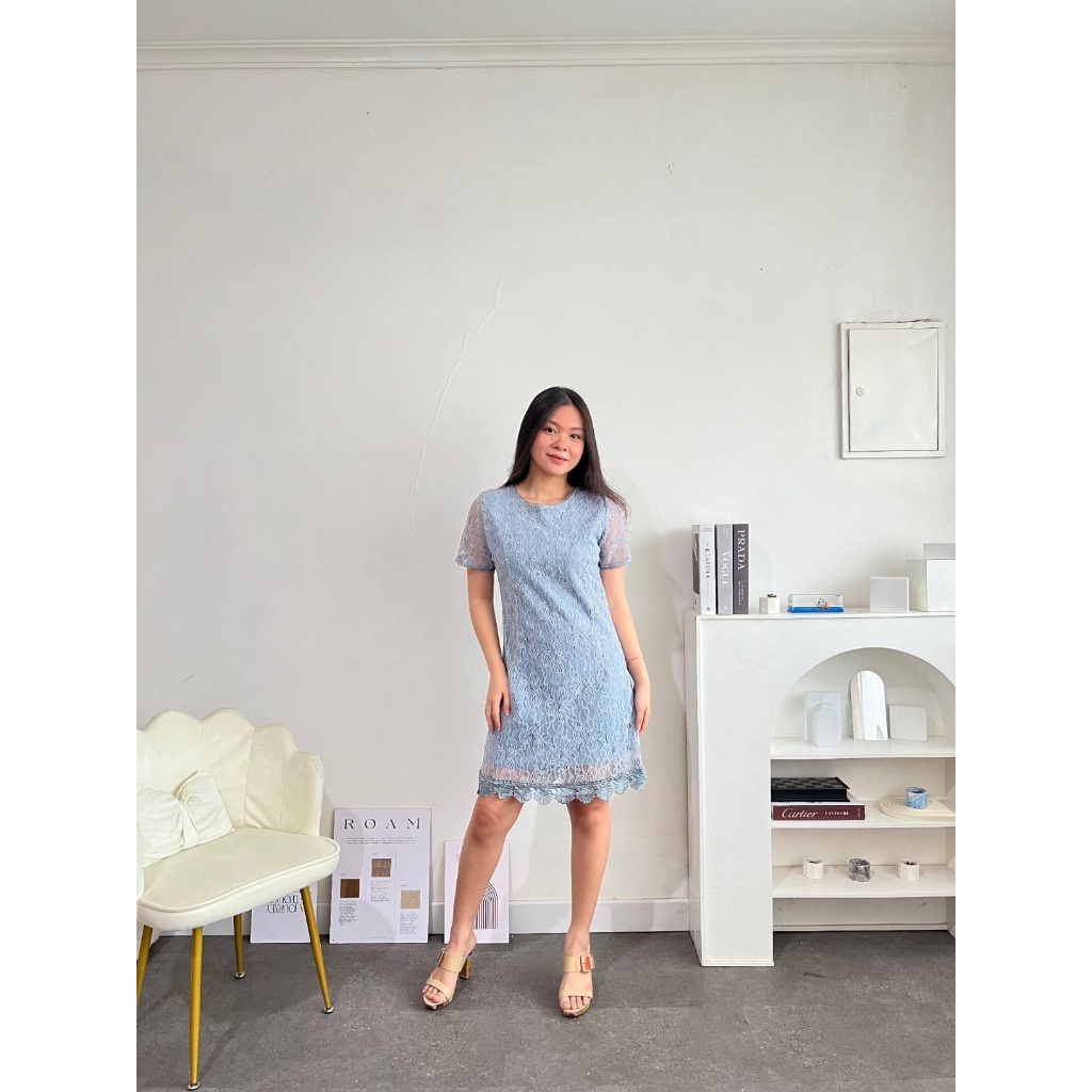 Dress Brukat Wanita Yuliana