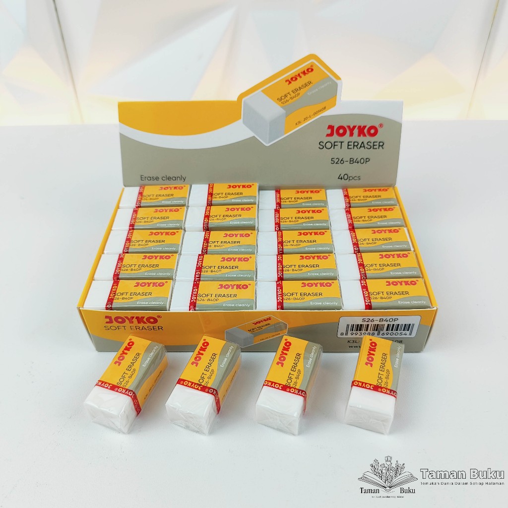 

Penghapus Joyko Kecil Putih Satuan Soft Eraser Stip Clearly