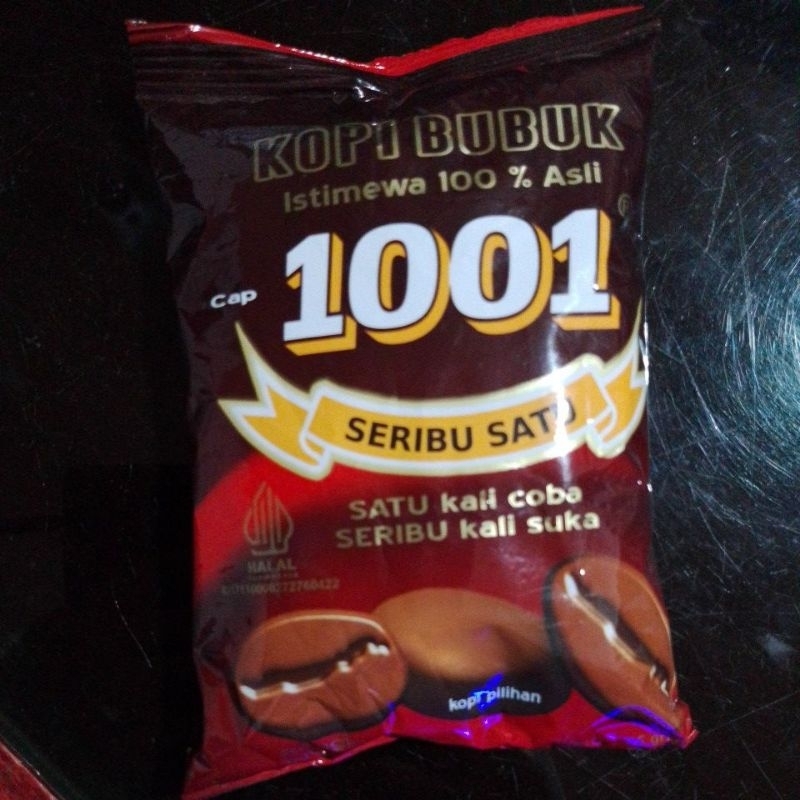 

Kopi Bubuk 1001 95 gram bengkulu