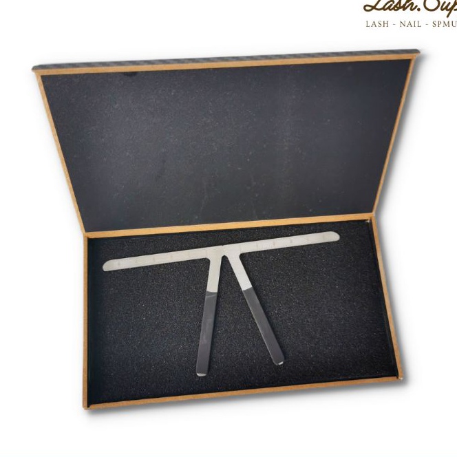 FG2 Pengukur Penggaris Alis Eyebrow Balance Ruler Penggaris Sulam Alis