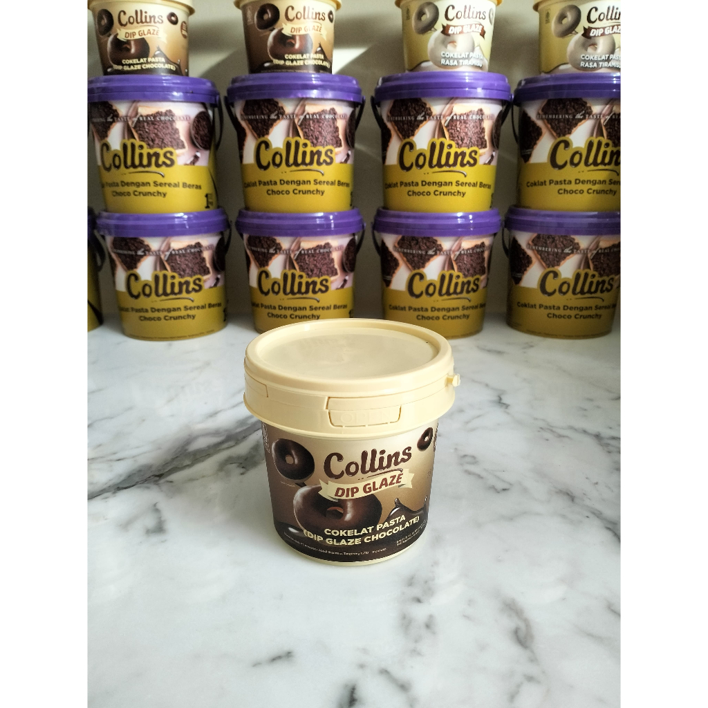 

Collins Dip Glaze 300 Gram All Varian / Topping Pasta Coklat Donat Pisang Nugget Aneka Rasa Untuk Kue