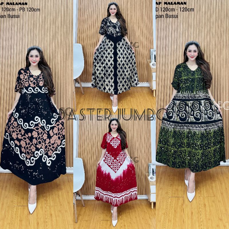 Promo - Daster terbaru Twill ori rayon super premium Busui || Daster jumbo lengan pendek asli Pekalo