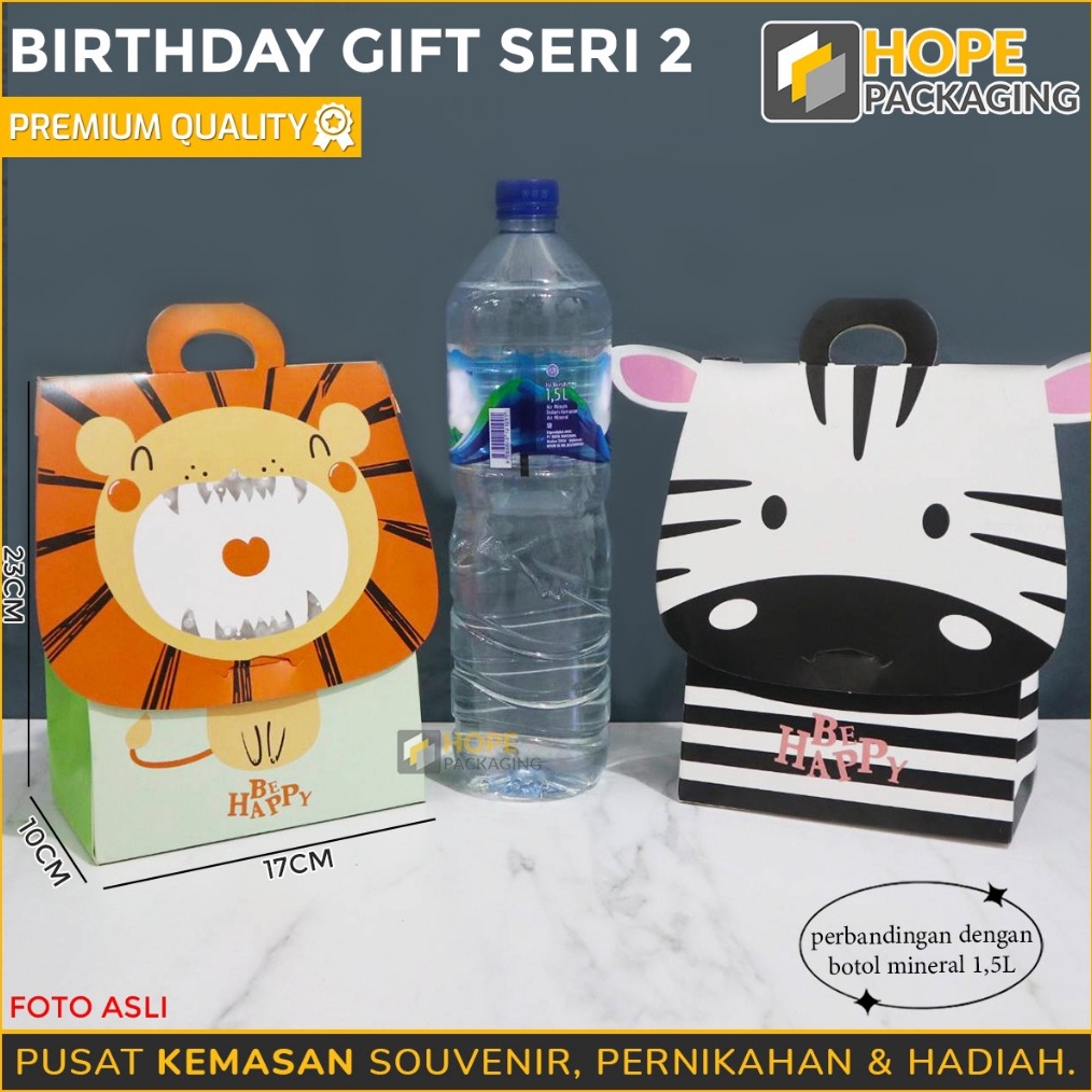 

HARGA SPESIAL Paper Box Snack Ultah Dus Hampers Gift Box Souvenir Dus Hadiah Snack Ultah Tas Bingkisan Souvenir Ultah Paper Box Animal Bahan Premium