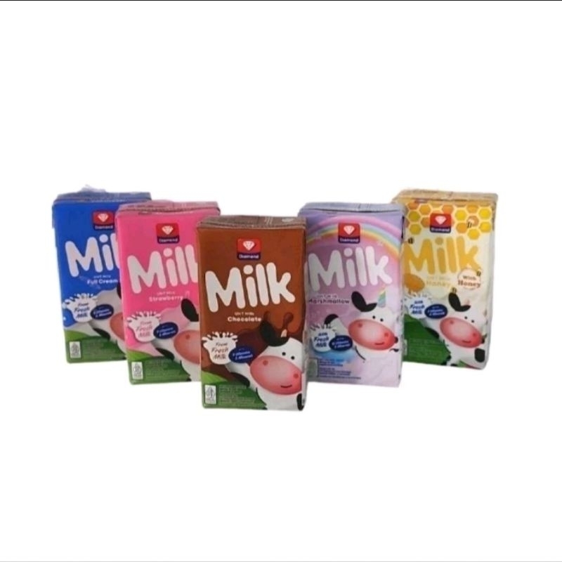 

DIAMOND SUSU UHT DIAMONDMILK 125 ML 1 DUS ISI 40 SAMEDAY INSTANT
