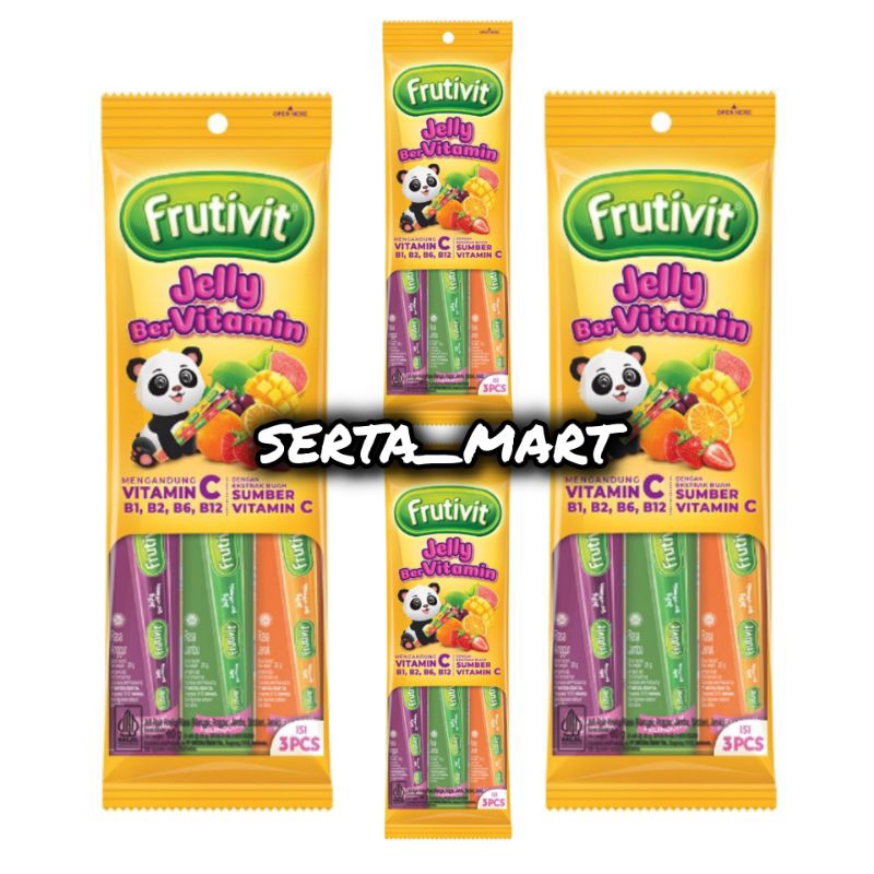 

Frutivit Jeli Stik Vitamin 3x20gr - Frutivit Jelly Stick Bervitamin