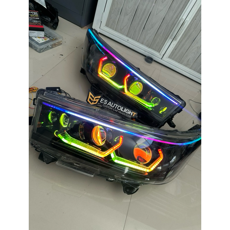 Paket Headlamp Innova Reborn Triple Projector Hexa Alis