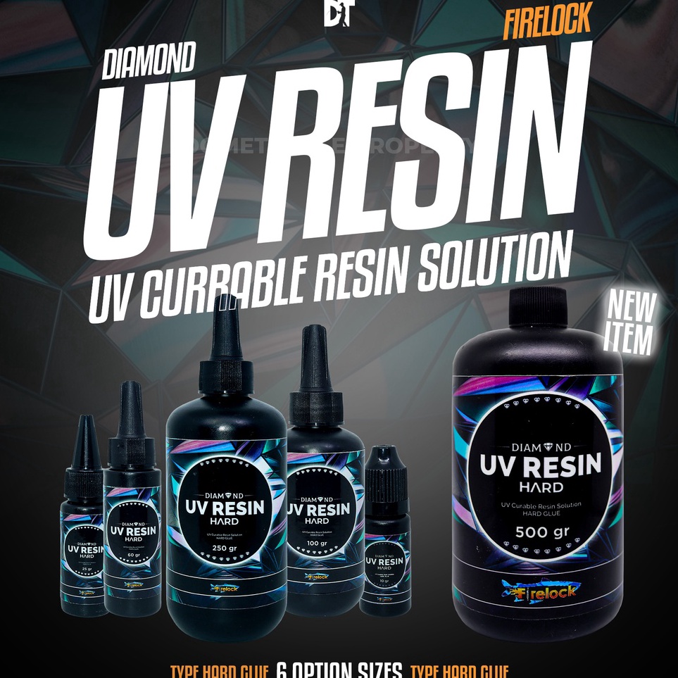 

KODE J2J6 FIRELOCK DIAMOND RESIN UV TYPE HARD KERAS KENTAL UKURAN 1 25 6 1 GRAM TRANSPARAN BENING RESIN ASSIST HOOK JIGGING NAIL GLUE TANPA KATALIS KERAJINAN TANGAN LEM NAIL ART RESIN LEM KUKU PALSU CRAFT HANDCRAFT CRYSTAL AC