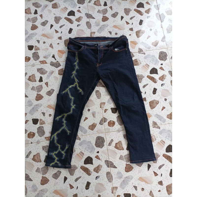 jeans custom petir