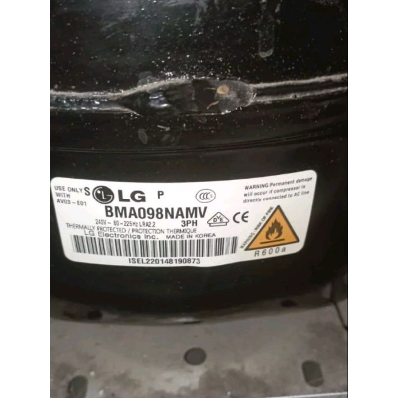 kompresor kulkas LG BMA098NAMV