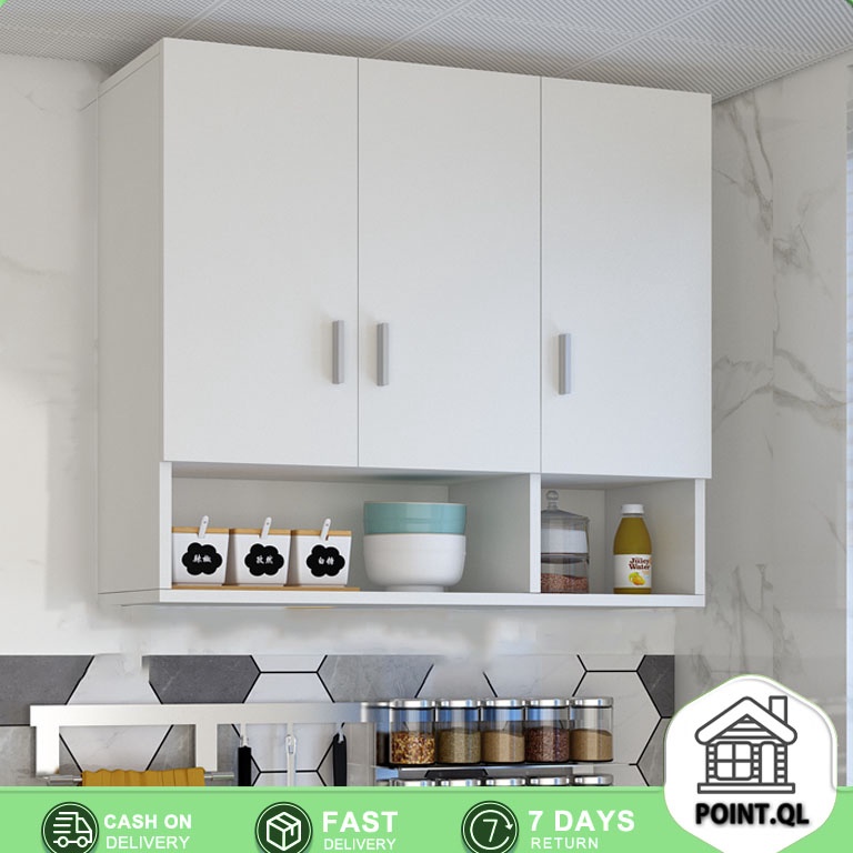 Paling Sesuai RAK Gantung Lemari Dinding Dapur 3 Pintu Lemari dapur Rak Atas Dapur Lemari Kabinet Ra