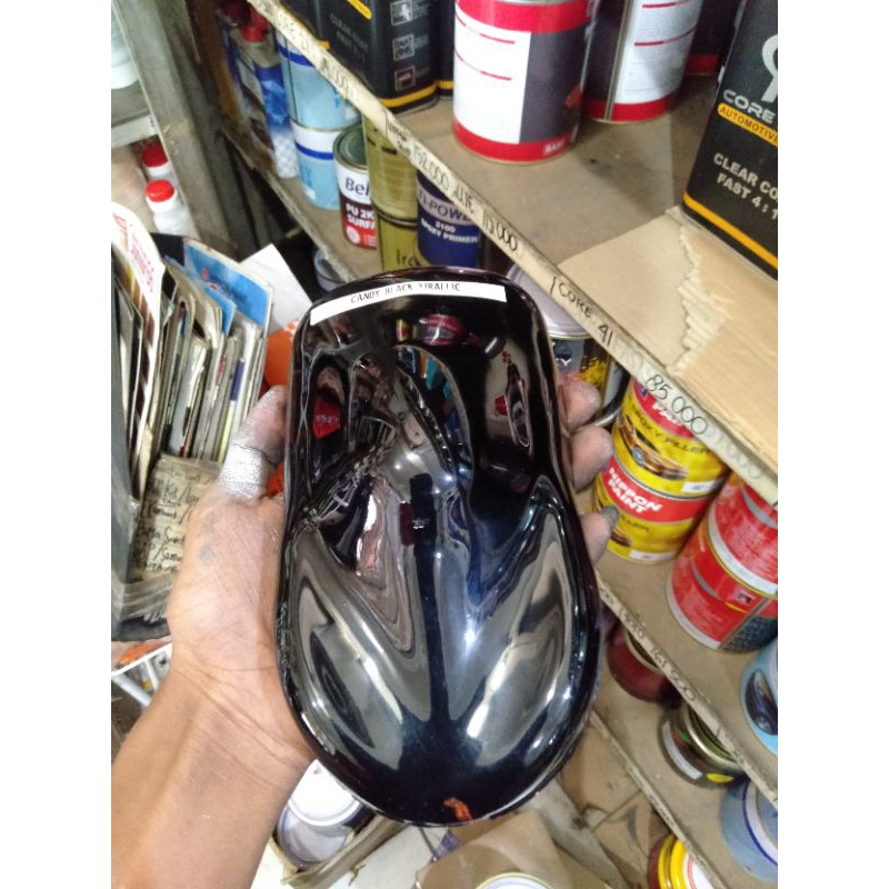 CAT CANDY BLACK XIRALIC BLUE PU| CAT MOTOR | CAT CUSTOM | CAT AUTOMOTIF |