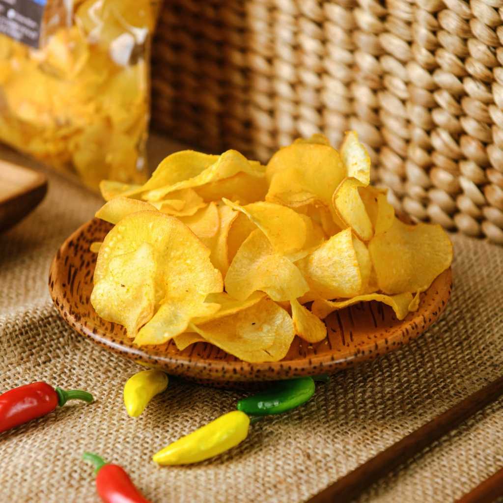

Keripik Singkong Kripik Balado Kering Kemasan 150gram