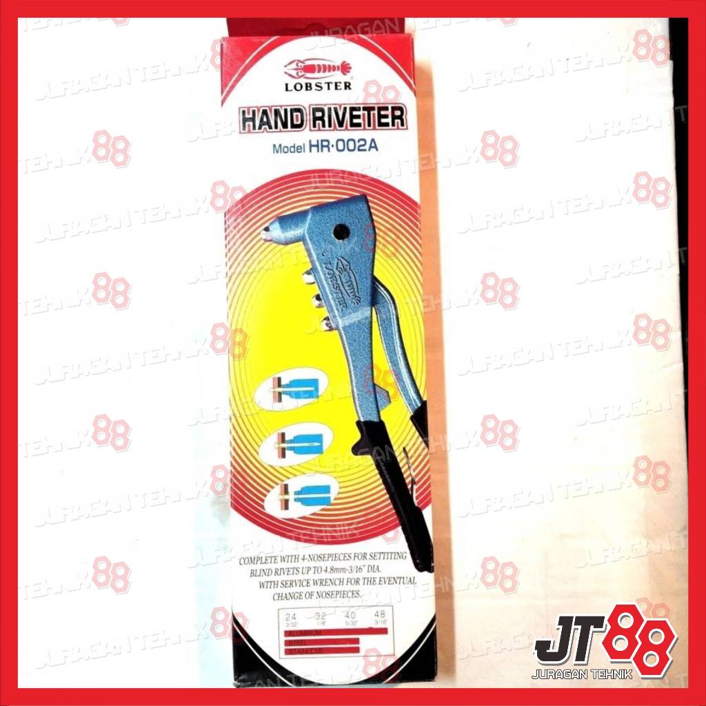 Tang Rivet / Hand Riveters Lobster HR-002A ASLI 