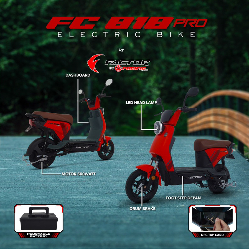 SEPEDA LISTRIK FACTOR 818 PRO By PACIFIC