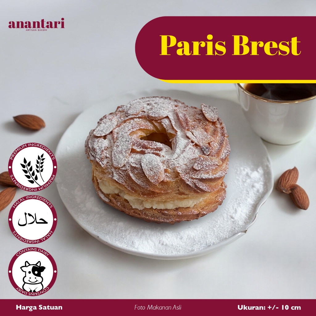 

Paris Brest - Personal Size - Vanilla, Chocolate, Hazelnut