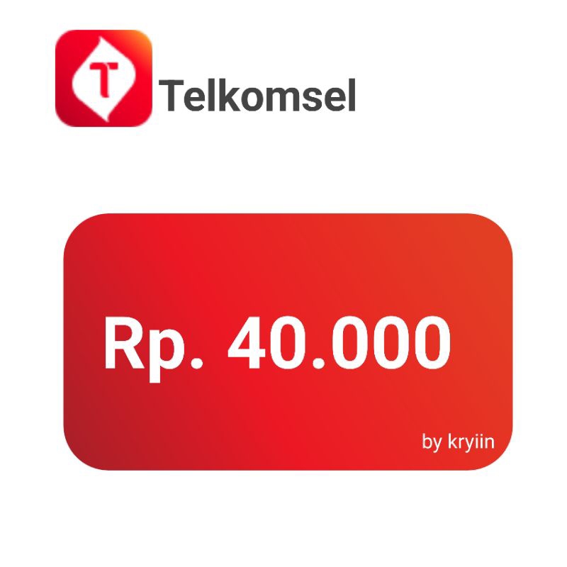 Pulsa Telkomse Rp. 40.000