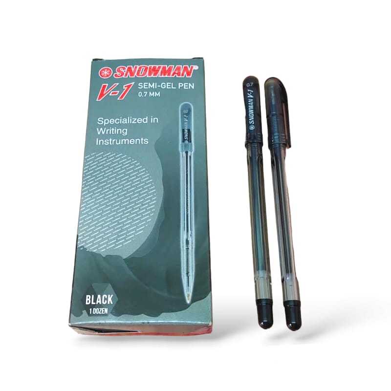 

Ballpen Pulpen Snowman V-1 Semi-Gel Pen