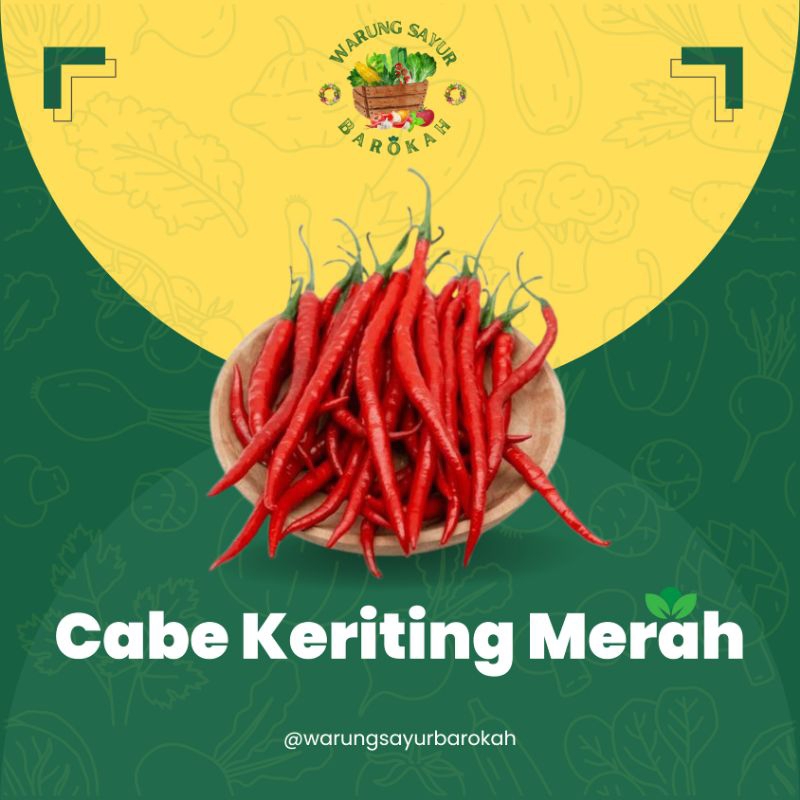 

Cabe Cabai Keriting Merah