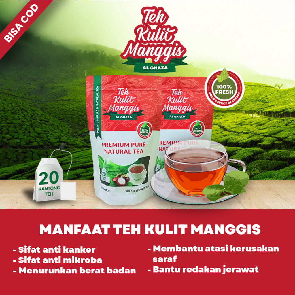 

Teh Kulit Manggis Alghaza / Teh Celup Kulit Manggis
