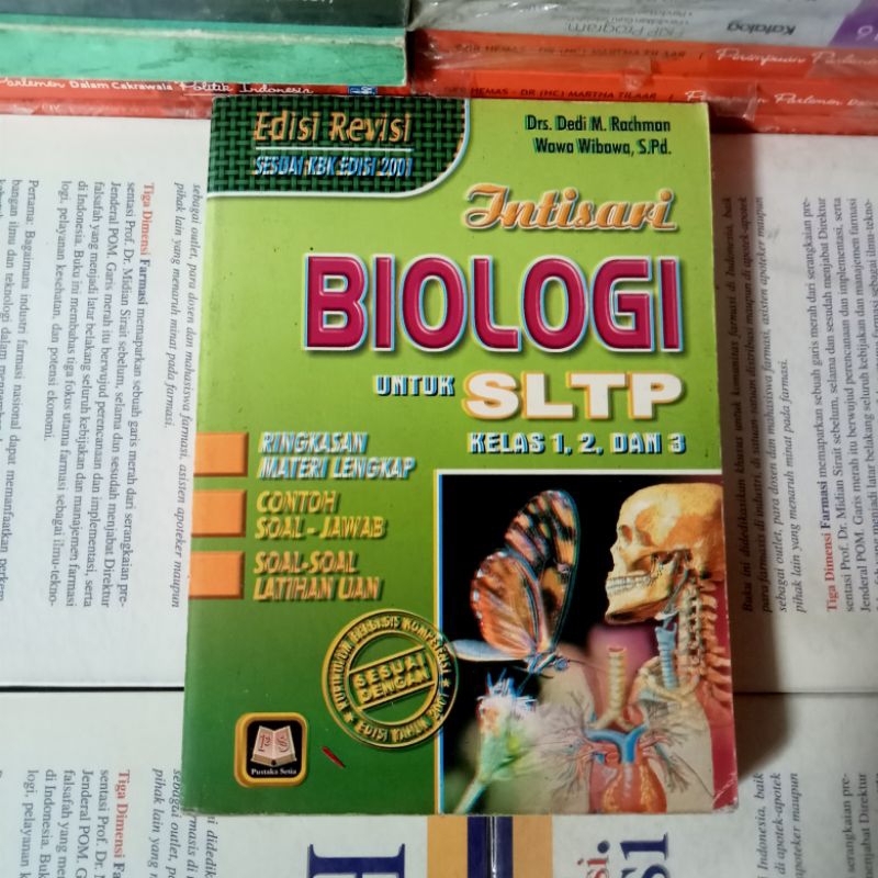 INTISARI BIOLOGI UNTUK SLTP KELAS 1 2 DAN 3