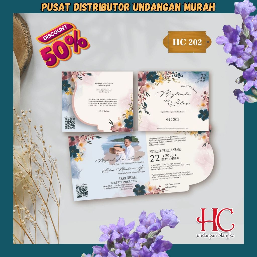 Blangko Undangan Hc 202 | Blangko Undangan Murah  Blangko Undangan|Blangko Kosong  Harga Pabrik