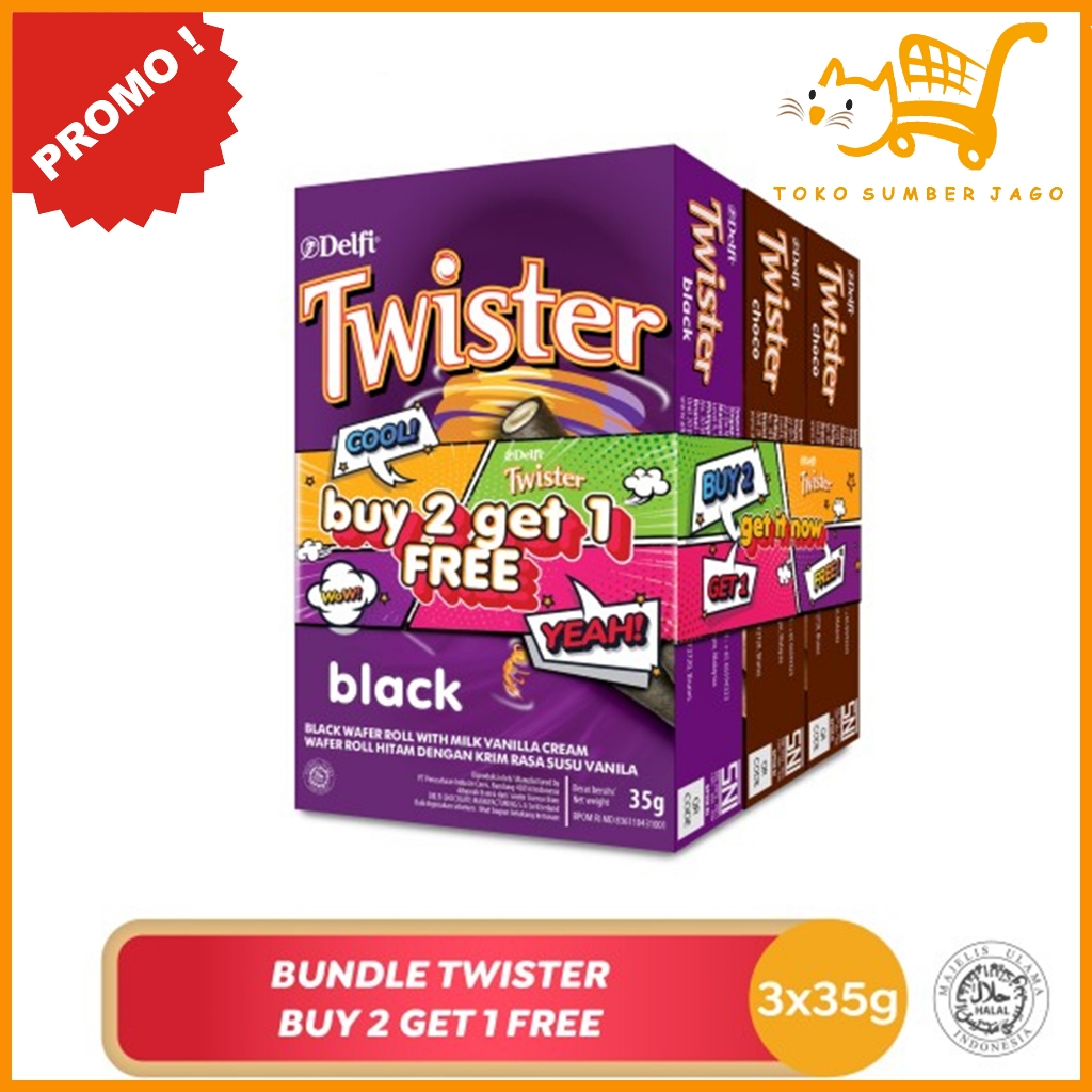 

Delfi Twister 35gr Bundle Buy 2 Get 1