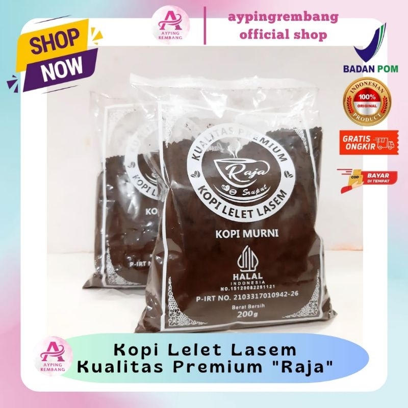 

Kopi Lelet "RAJA" Khas Lasem Kualitas Premium 200g