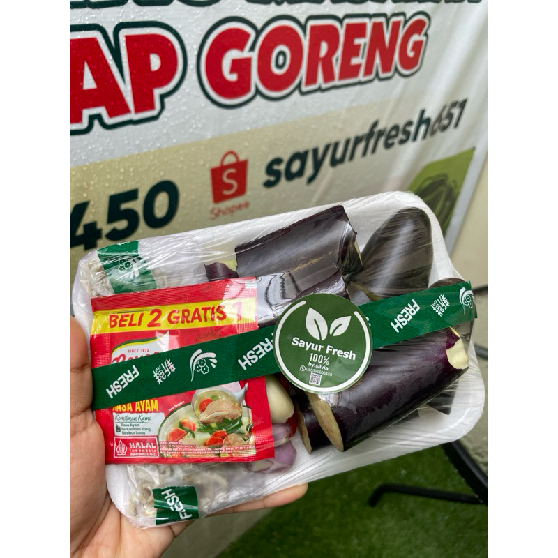 

Tumis Terong Dengan teri/ebi