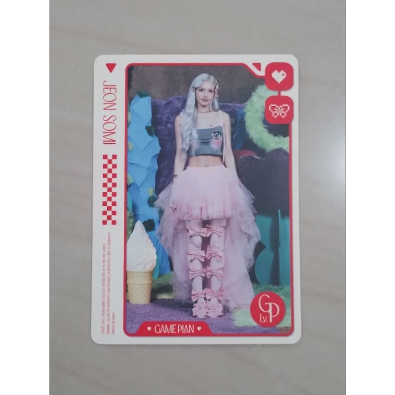 Photocard Jeon Somi GAME PLAN (OFFICIAL)
