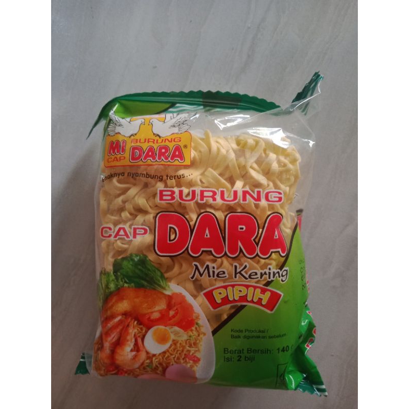

Mie Cap Burung Dara Mie Kering Pipih Isi 2